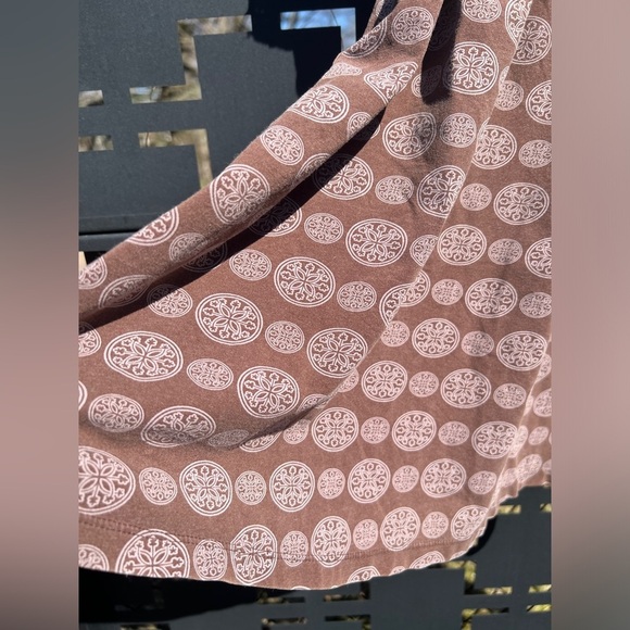 Vintage La Senza Brown Boho Fairycore Earthy Lace Trim Babydoll Top Small - Picture 7 of 12